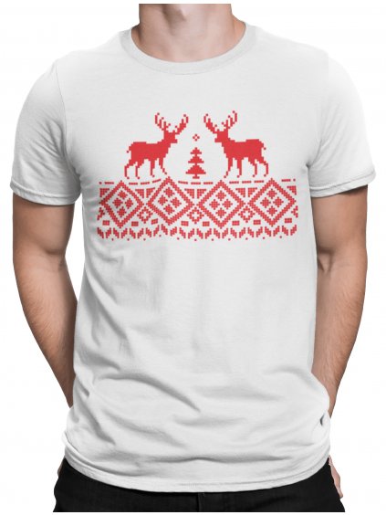 Vánoční tričko Sobící