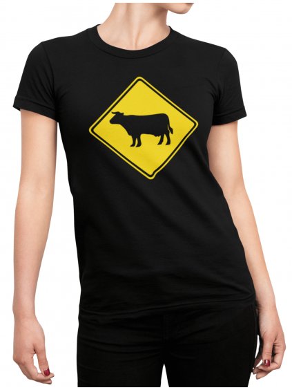 Tričko s potiskem Kráva