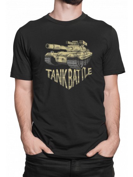 Tričko s potiskem Battle tank