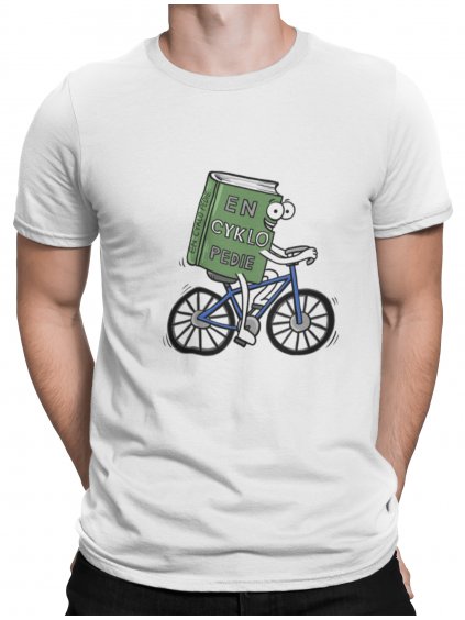 Tričko s potiskem En Cyklo Pedie