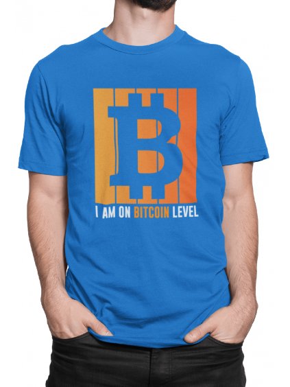 Tričko s potiskem Bitcoin level