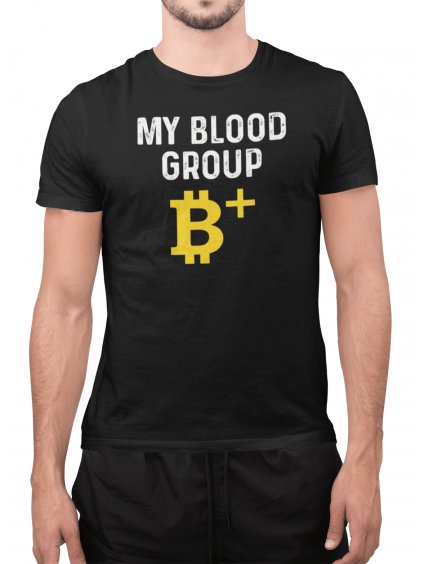 Tričko s potiskem Blood group B+