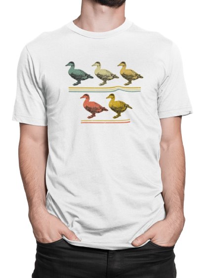Tričko s potiskem Retro duck