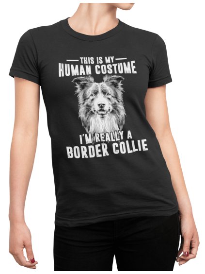 Tričko s potiskem Border Collie