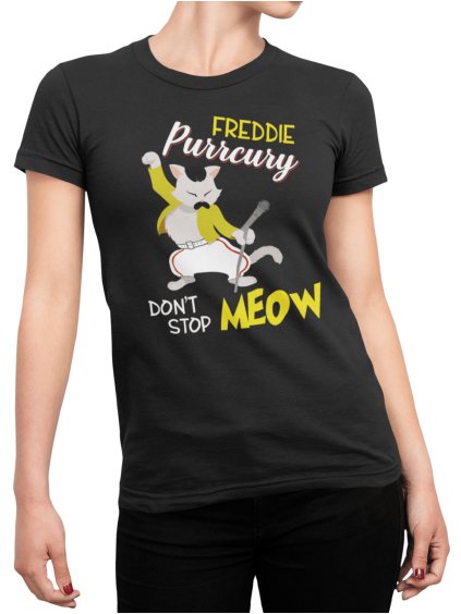 Tričko s potiskem Freddie Purrcury