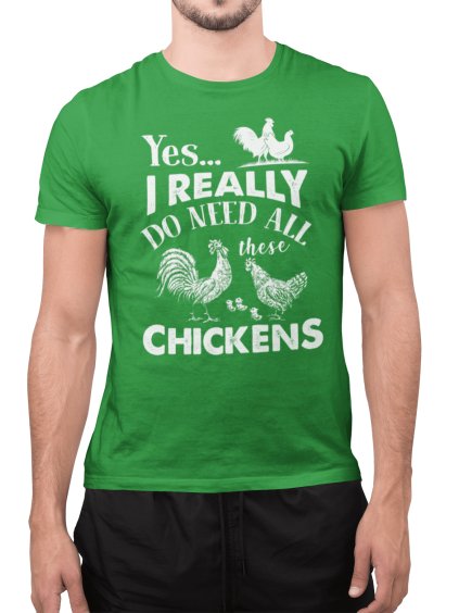need all chickens zelene tricko min