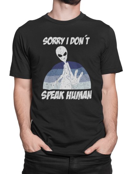 Tričko s potiskem Sorry human