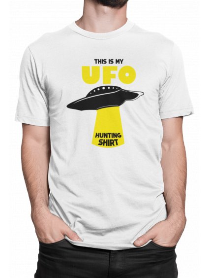 Tričko s potiskem UFO hunting
