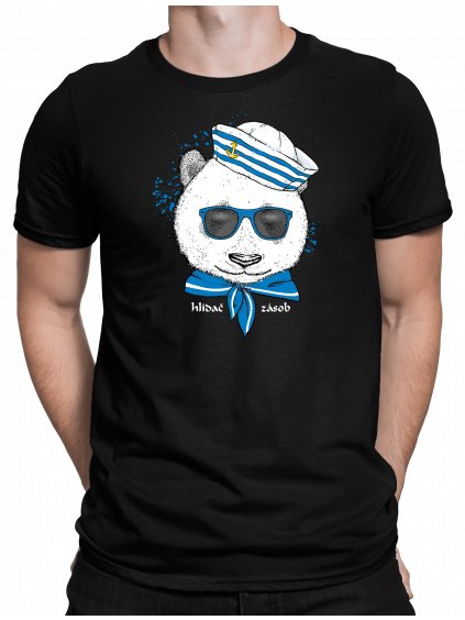 Vodácké tričko Panda námořník