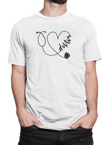 Profesní tričko Doktor stetoskop