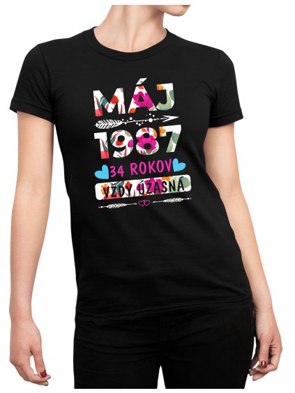 kvetiny narozeniny triko