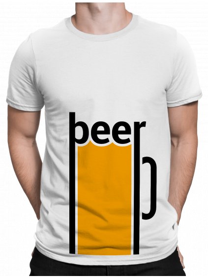Tričko s potiskem Beer