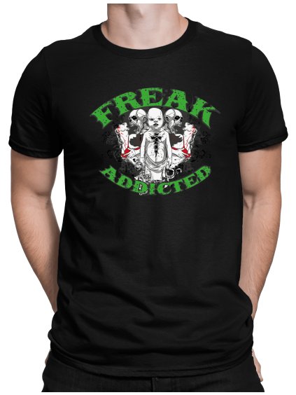 Tričko s potiskem Freak Addicted