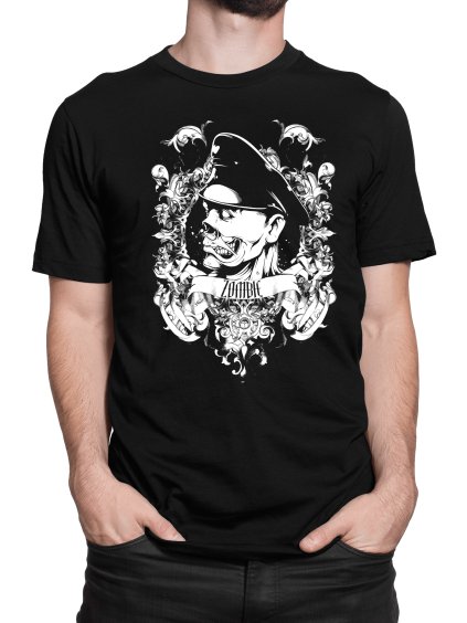 Tričko s potiskem Zombie Voják