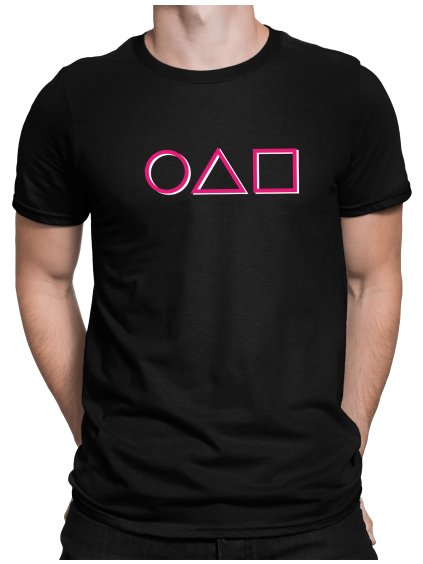 Tričko s potiskem Hra na oliheň - barevné symboly