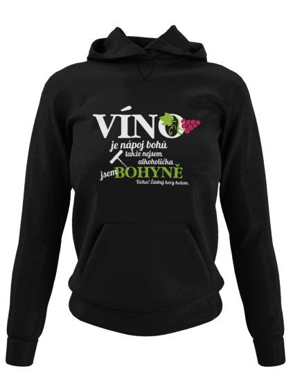 front view mockup of a women s ghosted hoodie 4434 el1 (2)