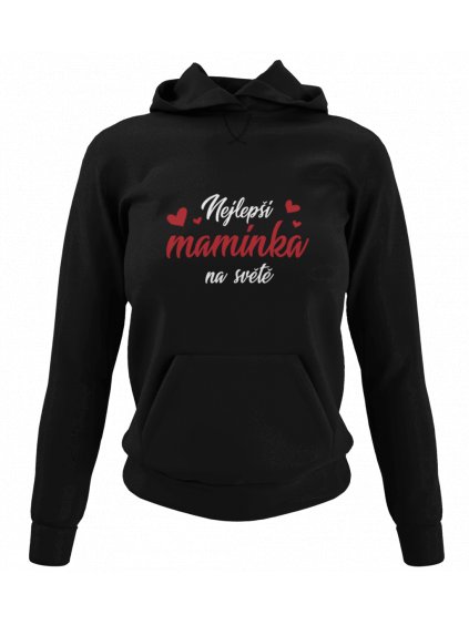 front view mockup of a women s ghosted hoodie 4434 el1 (1) (1)
