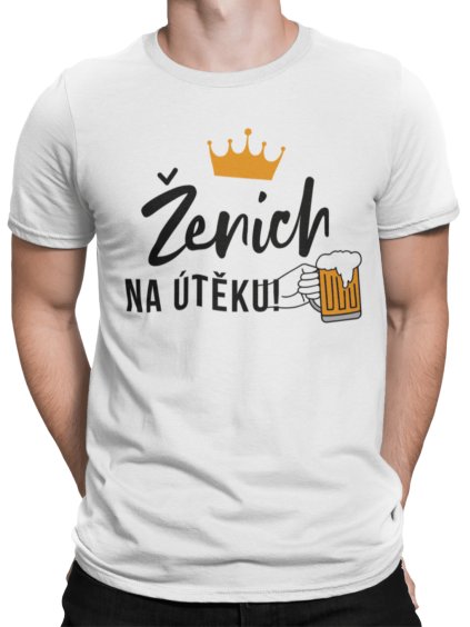 tricko s potiskem zenich uteku (1)