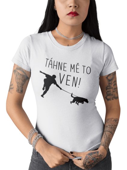 tattooed girl mockup standing while wearing a round neck tee against a solid color background a17178 (7) (1)