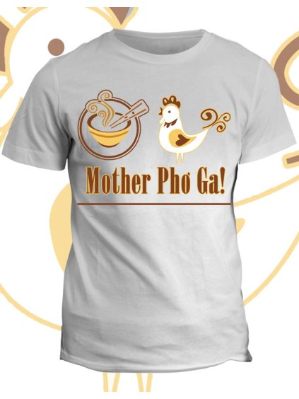 Tričko s potiskem Mother Pho Ga
