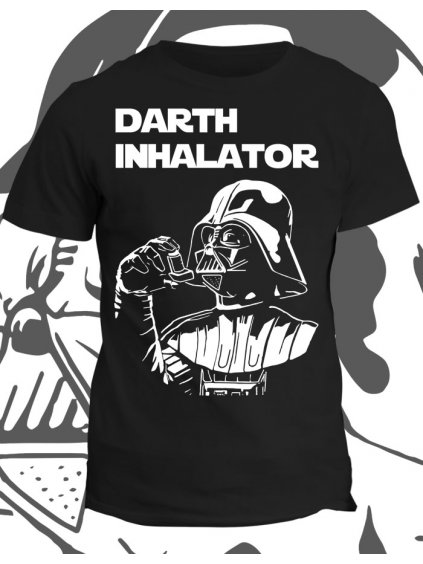 Tričko s potiskem Darth Inhalator