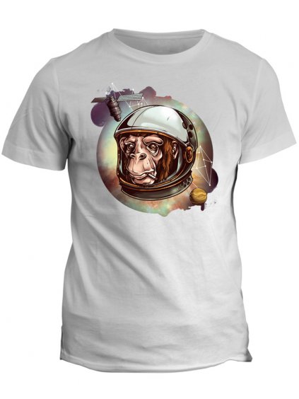 Tričko s potiskem Space Monkey