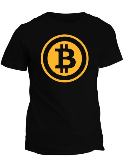Tričko s potiskem Bitcoin Gold Logo