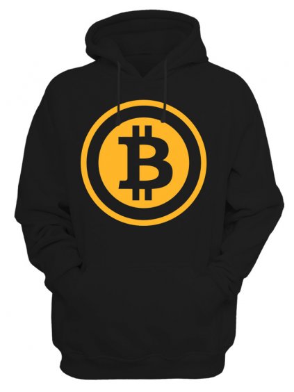 Mikina Bitcoin Gold Logo