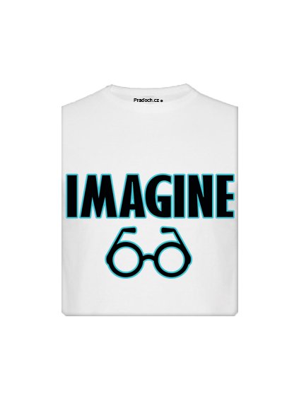 Tričko s potiskem Imagine
