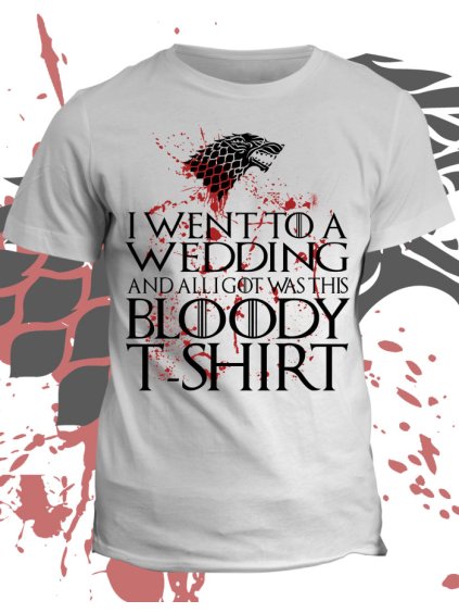 Tričko game of thrones Bloody wedding