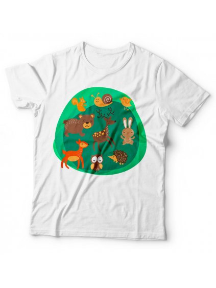 Dětské tričko Lesní zvířátka
