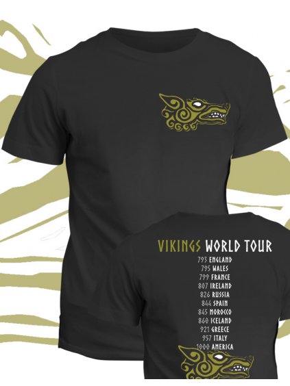 Tričko Vikingové - Vikings World Tour