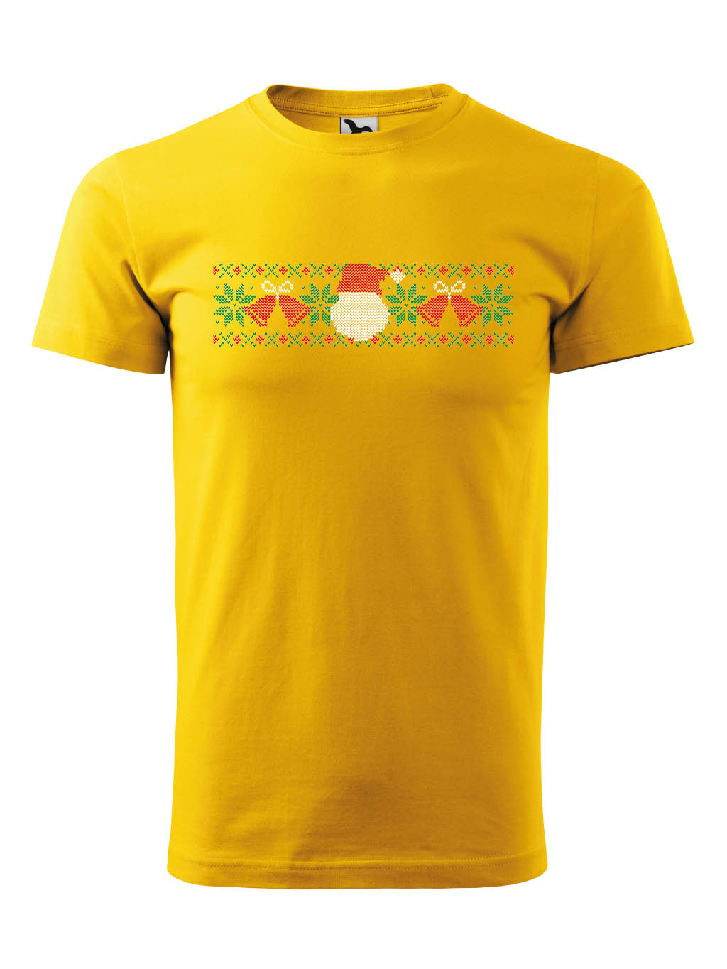 Praďoch Vánoční tričko Svetr Pohlaví: Pánské tričko (unisex), Barva textilu: Žlutá