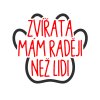 Mikina Zvířata mám raději než lidi