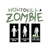 Tričko The Walking Dead - How to kill a zombie