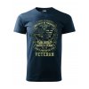 Tričko s potiskem Blood sweat and tears veteran