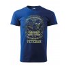 Tričko s potiskem Blood sweat and tears veteran