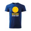 Tričko s potiskem Bitcoin never sleep