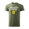 Tričko s potiskem Blood group B+