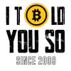 Tričko s potiskem I told you so
