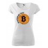 Tričko s potiskem In bitcoin we trust
