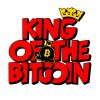 Tričko s potiskem King of bitcoin