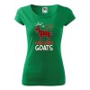 Tričko s potiskem Goats lover