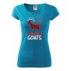 Tričko s potiskem Goats lover