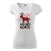 Tričko s potiskem Goats lover