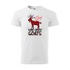 Tričko s potiskem Goats lover