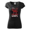 Tričko s potiskem Goats lover