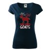 Tričko s potiskem Goats lover
