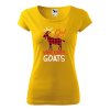 Tričko s potiskem Goats lover