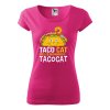 Tričko s potiskem Taco cat